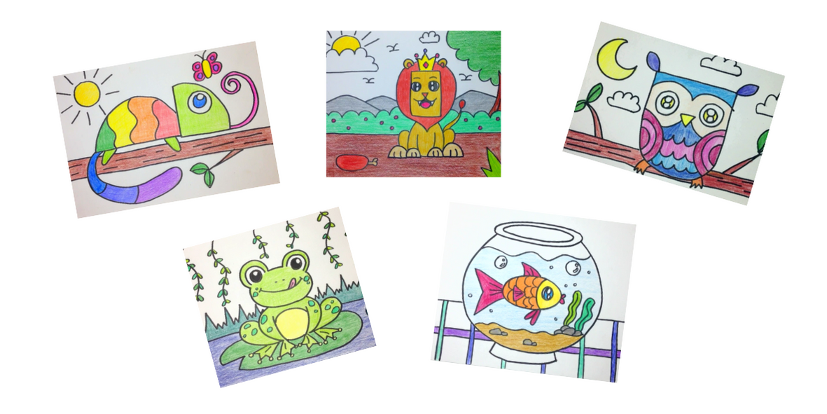 Drawing for class on sale 1 to 5