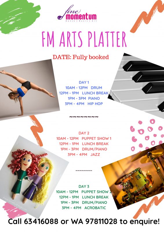 Fine momentum 3 days arts platter workshop brochure