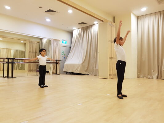 Fine momentum dance classes students in practice