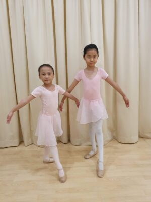Fine momentum ballet classes students doing ballet poses